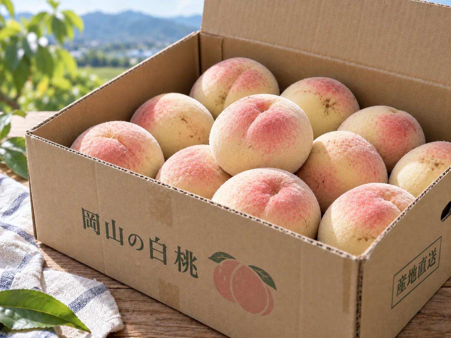 家庭用 白桃（箱入り）